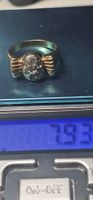 Goldring mit großen natürlichen Diamanten
