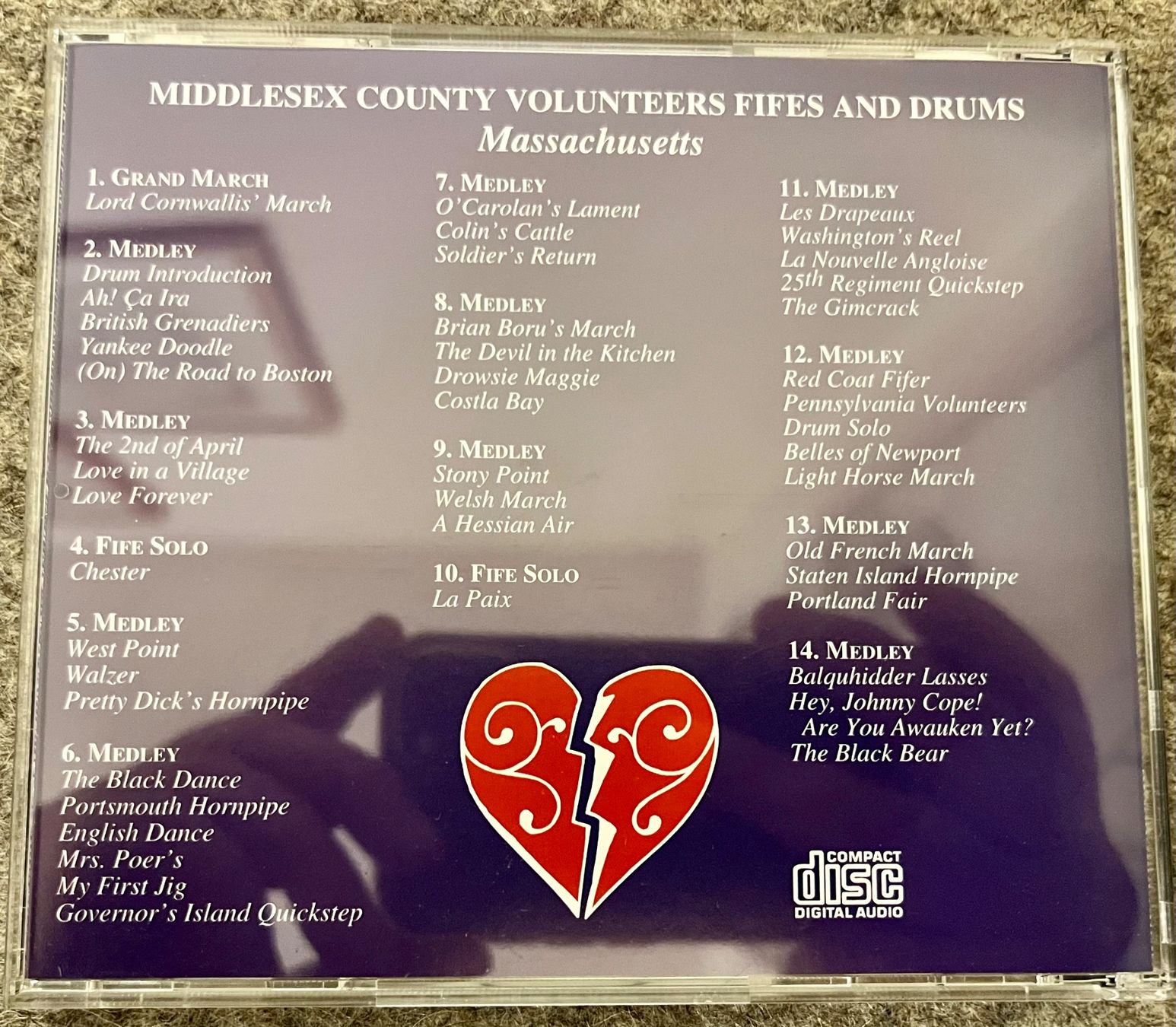 CD: Middlesex County Volunteers Fifes & Drums CD – Usato da Basel venduto da so1_nf6l 1