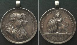 BAYERN 1795 Hochzeit v. Karl Theodor v. Bayern Silber