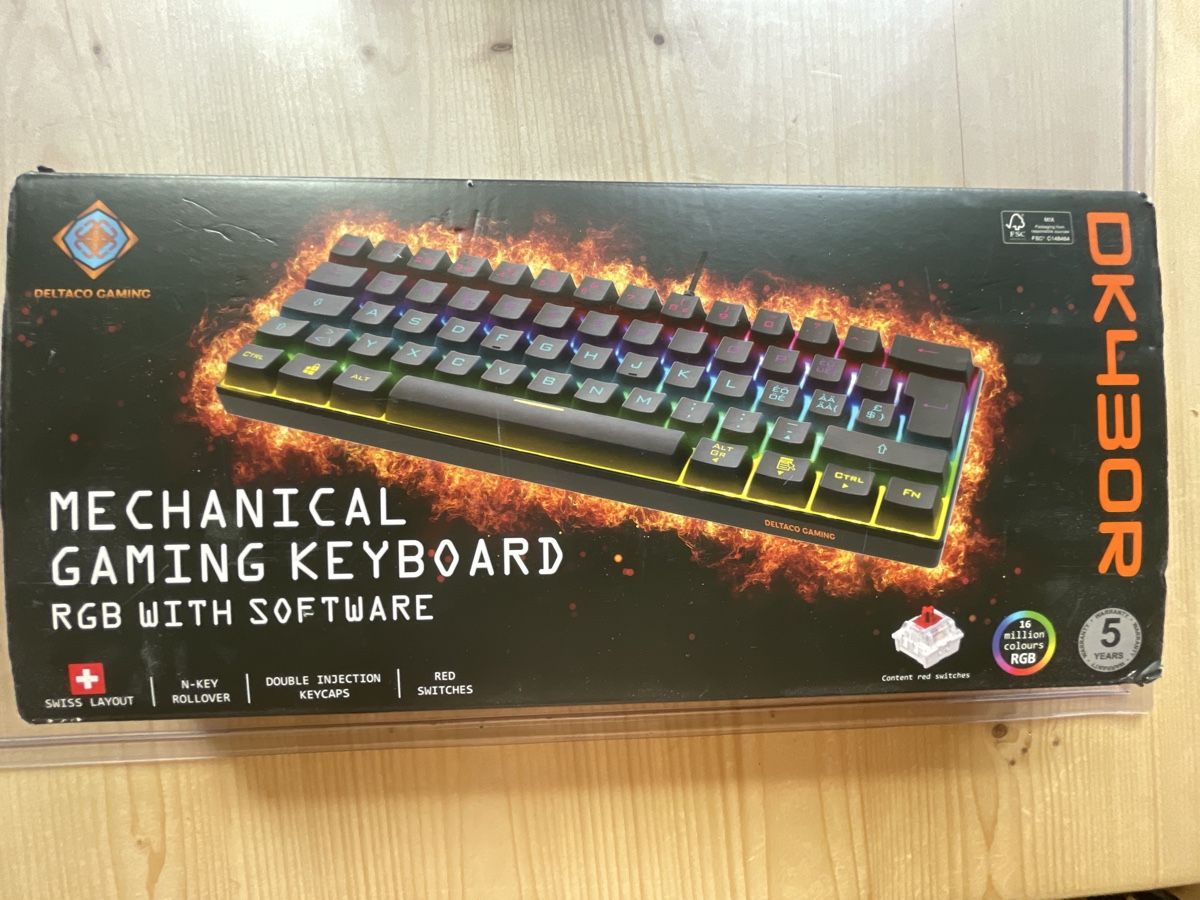 Tastiere: Deltaco Gaming Tastatur DK43OR – Nuovo e nell'imballaggio originale da Weesen venduto da ursinaandrea 2