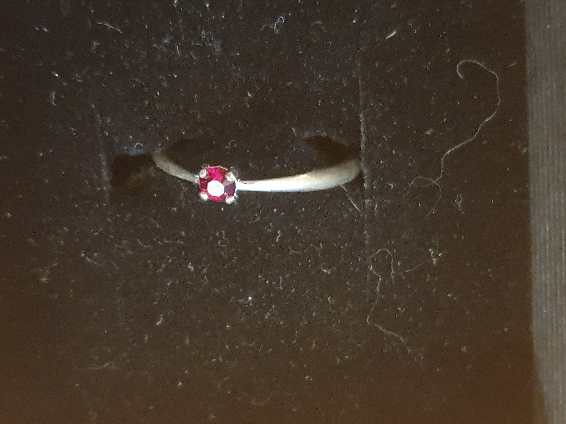 Anelli: Silber Ring Silber 800 Rubin Damenring – Usato da Russikon venduto da eunicetungol 2