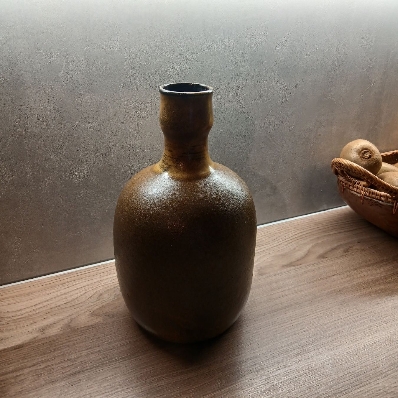 Alle Dekorationen: Rustikale Keramik Vase Braun Deko Vintage – Gebraucht aus Rapperswil SG von Danii008 1
