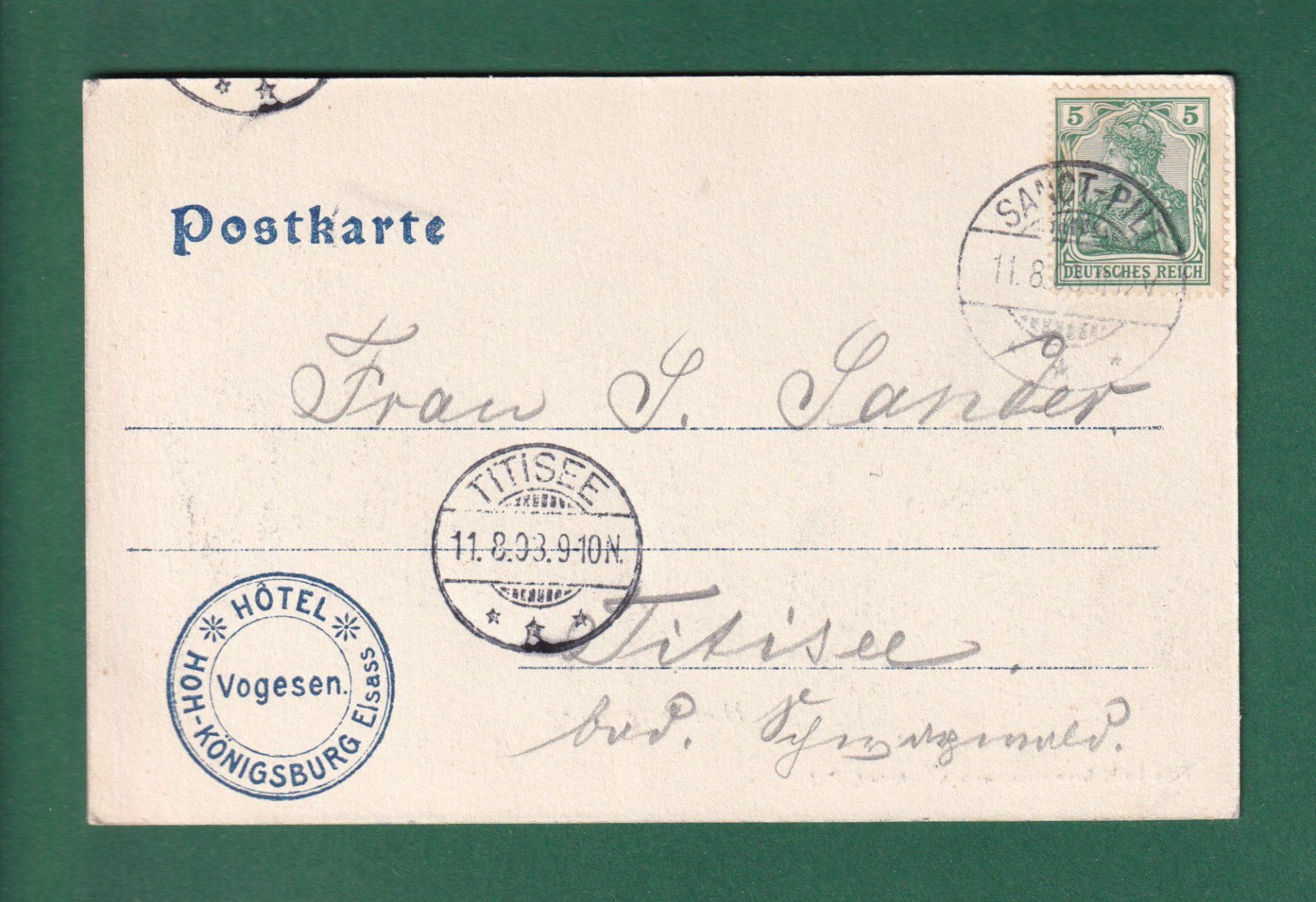 Cartes postales: HOHKÖNIGSBURG - 1903 // Eckbug // – D'occasion à Pully par nicecards-shop 1