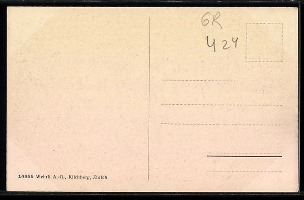 Cartoline postali: Sils-Maria, Ortsansicht mit Bergpanorama – Usato da Berlin venduto da bartko-reher 1
