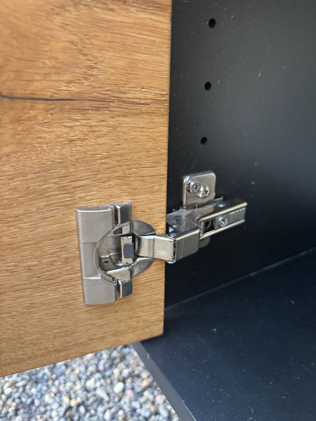 Kommoden: Sideboard Eiche, MDF schwarz 3 Türen Design – Gebraucht aus zürich von mor_b7ws 4