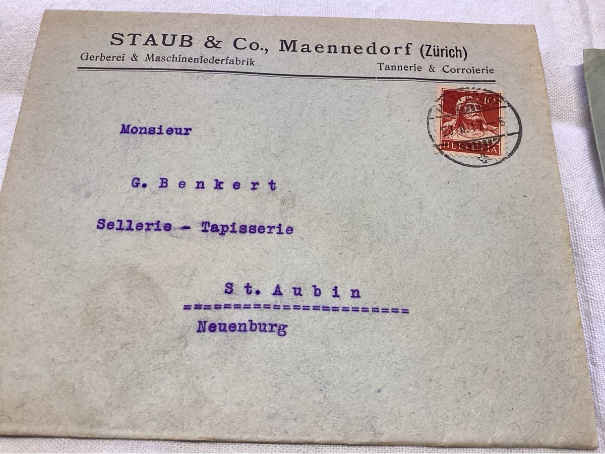 Cartoline postali: Maennedorf 3 documents commerciaux 1916-1917 – Usato da Luc (Ayent) venduto da Rebouille 1