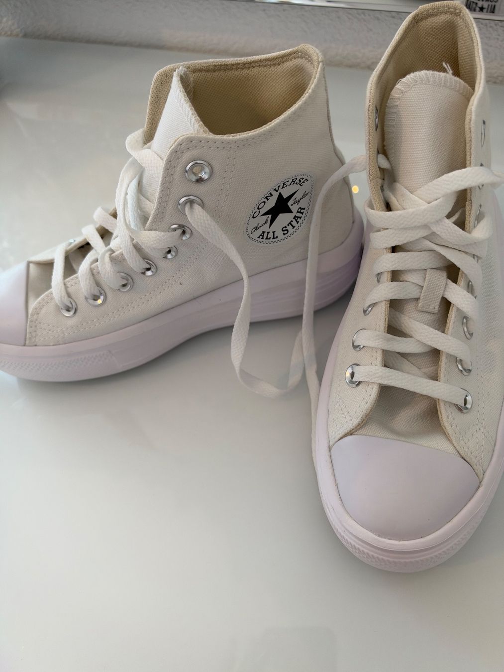 Converse Scarpe da donna: Converse High Sneaker weiss neu – Nuovo (secondo la descrizione) da Grenchen venduto da nax_n7gd