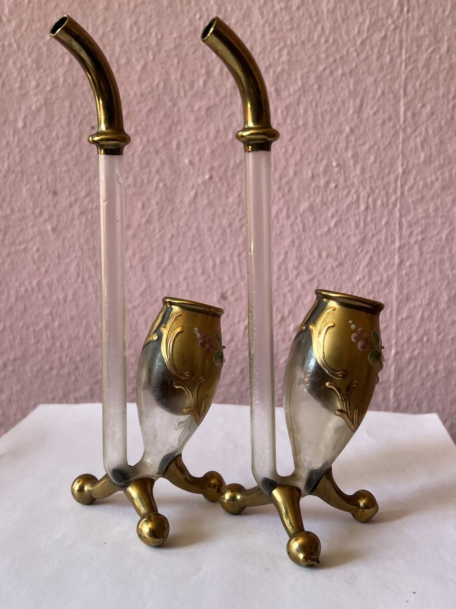 Bicchieri: Böhmische Weingläser, handbemalt, 2 Stk. – Usato da Zürich venduto da juergarno 6