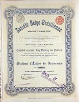 Société Belgo-Brésilienne SA, Bruxelles - 1899