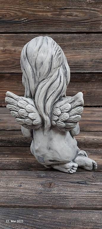 Statuette: Engel Gartenfigur aus Beton – Usato da Mauensee venduto da Priska7896 2
