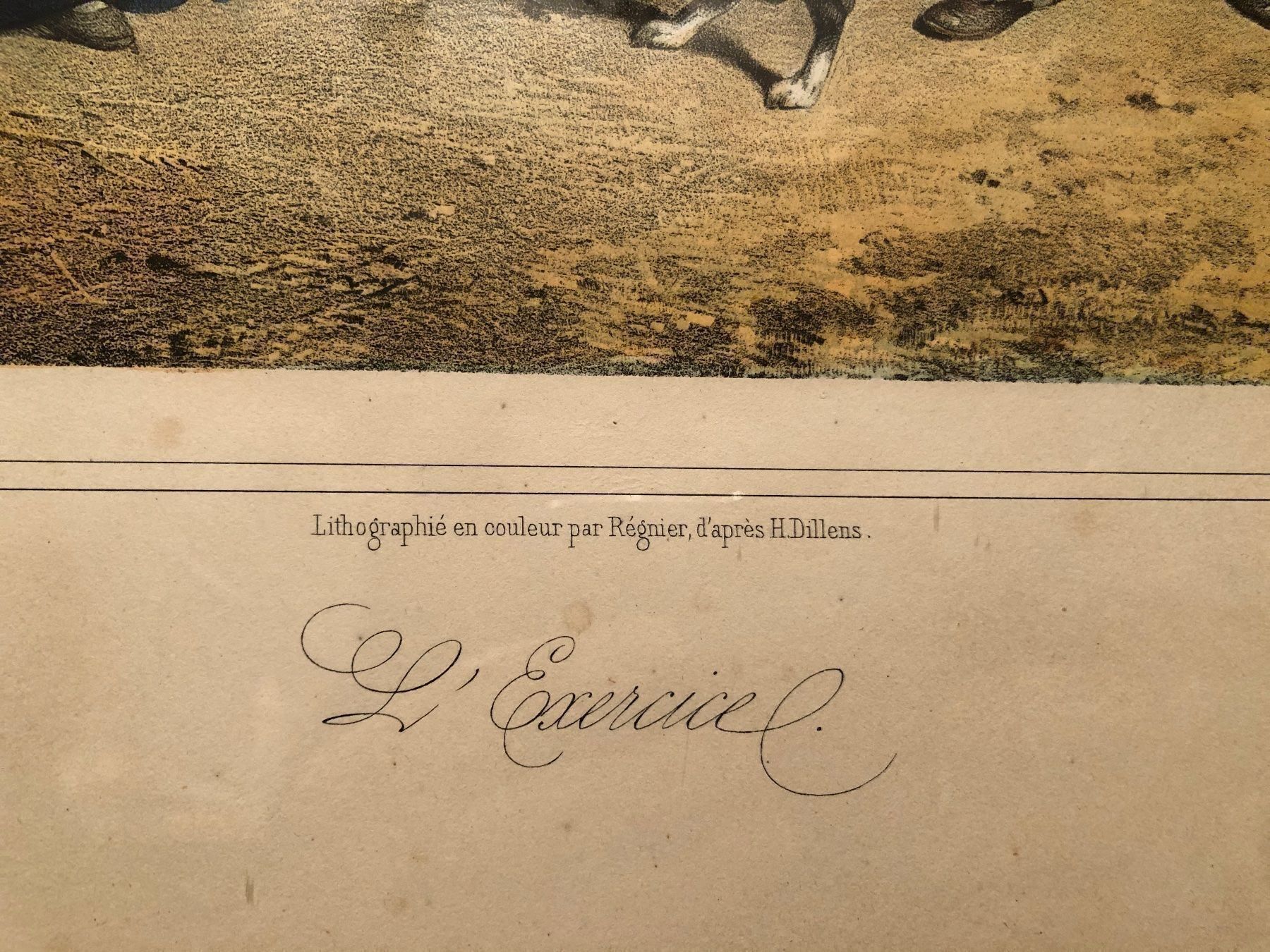 Grafica & Litografie: 2 FARBLITHOGRAPHIEN von H.DILLENS. Paris – Usato da Wald ZH venduto da mlnt 8