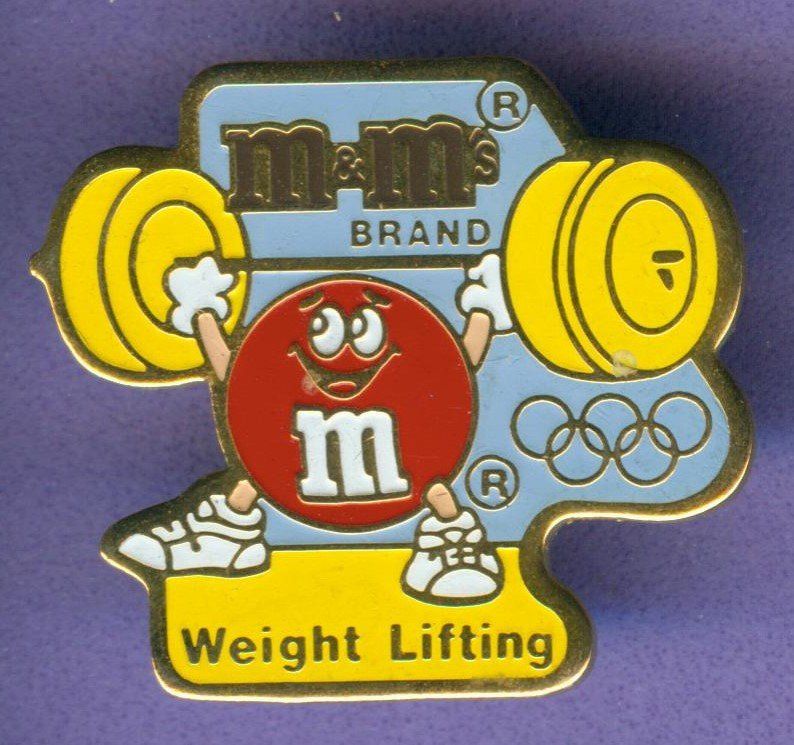 Placchette & Badge: m & m  Weight Lifting – Usato da Winterthur venduto da Sammleroase