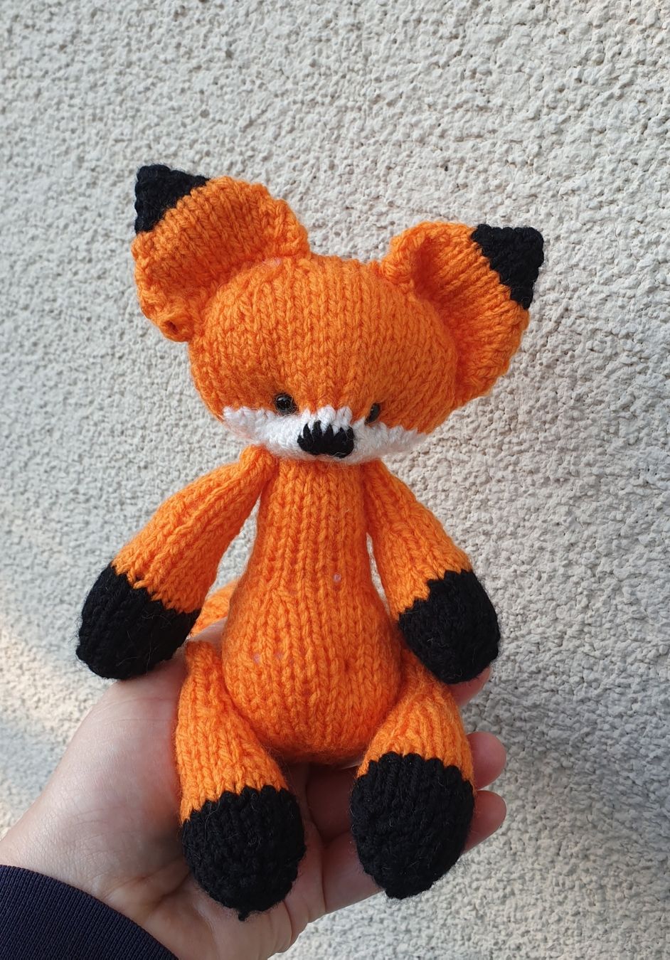 Alle Dekorationen: Fuchs gestrickt retro vintage Stil handmade 20 cm Dekor – Neu (gemäss Beschreibung) aus Gelterkinden von Macrameed 2