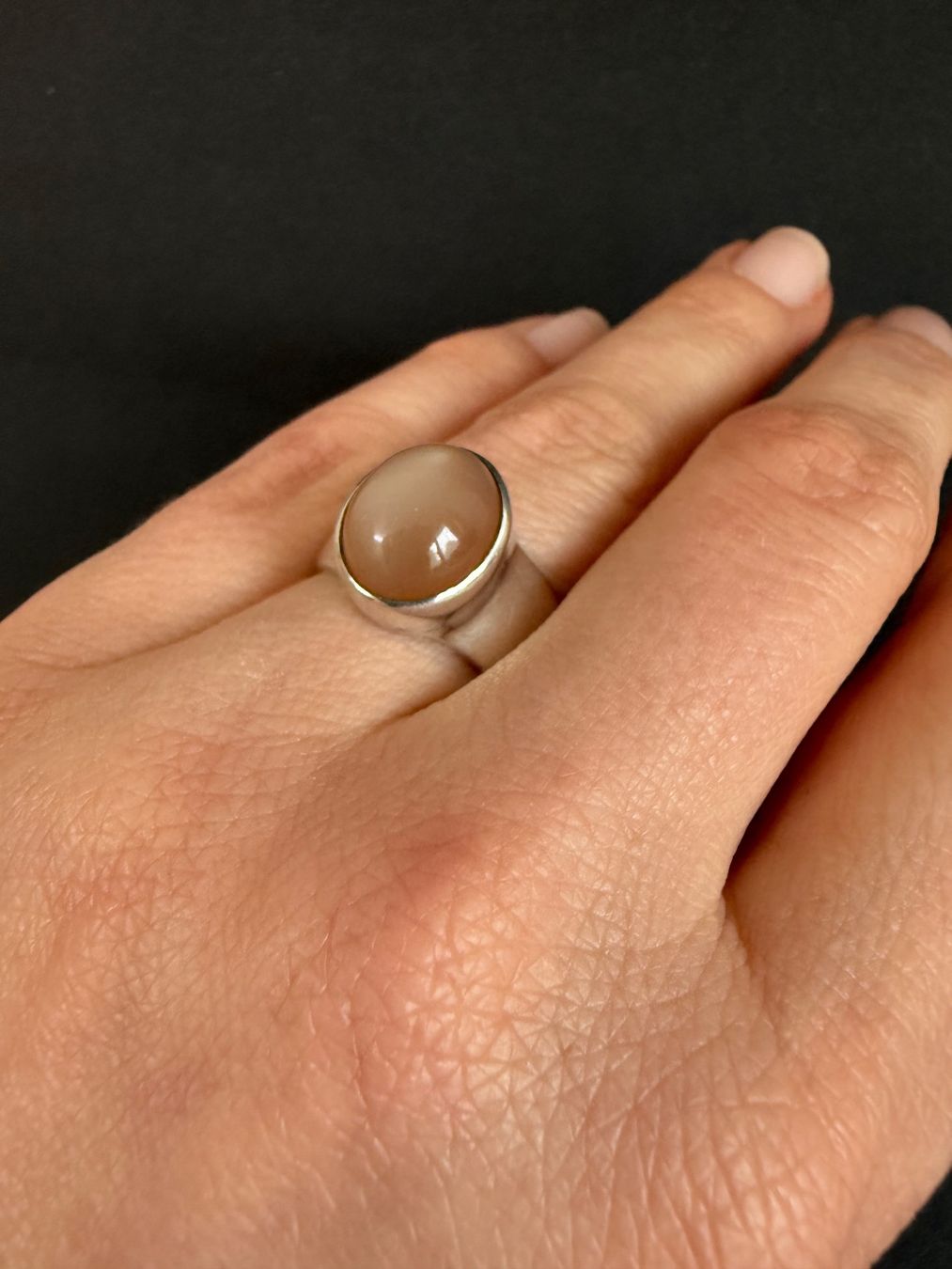 Anelli: Silber Ring mit Katzenauge 925 – Usato da Spiegel b. Bern venduto da Rogger72 4