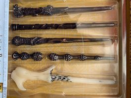 5 Harry Potter Zauberstäbe, magische Geburtstagskerzen
