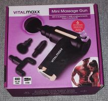 VITALMAXX Mini Massage Gun mit 4 Aufsätzen NEU