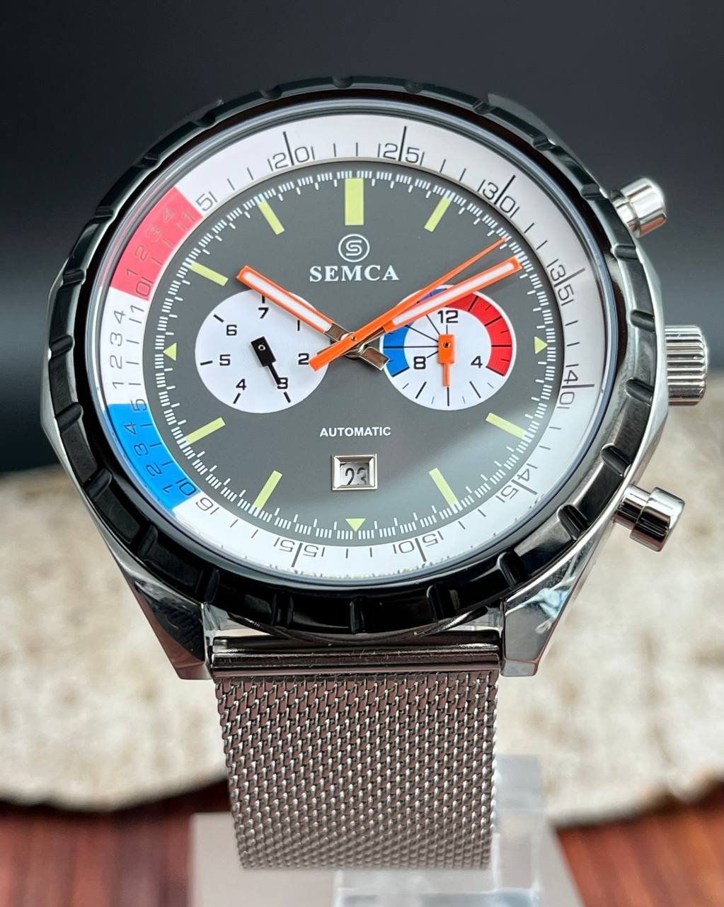 Uhren: Herren Uhr SEMCA Automatic Chronograph Armbanduhr – Gebraucht aus Kreuzlingen von lup_jd2v 1