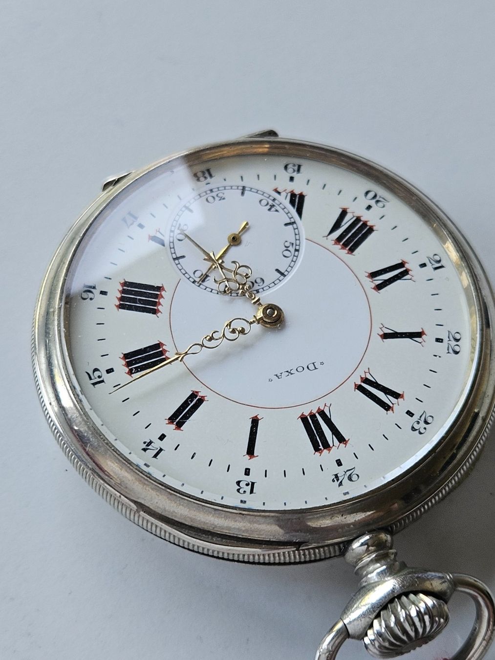 Doxa Orologi: 1L 29 Doxa Incassable Taschenuhr – Usato da Berikon venduto da mmm21 1