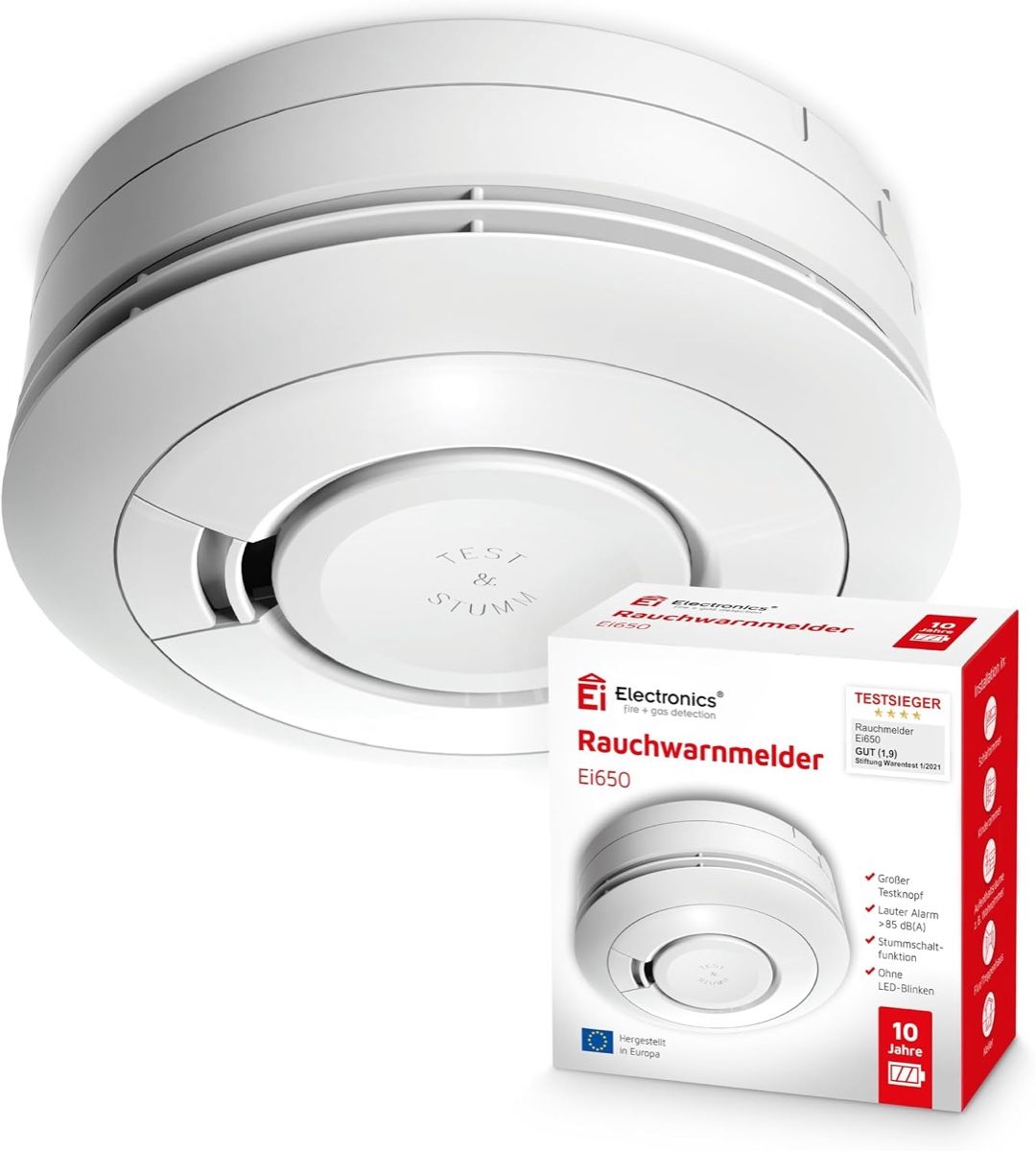 Sistemi d'allarme: Rauchmelder Ei650 – Nuovo e nell'imballaggio originale da Hombrechtikon venduto da Loollaan 1