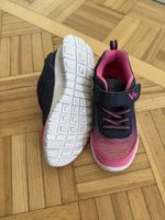 Kinder Turnschuhe Vty Dunkelblau Pink Grösse 27 neuwertig