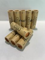 6 x 1-Rappen plus 9 x 2-Rappen-Rollen, Konvolut, prägfrisch