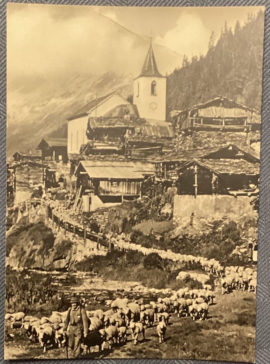 Cartoline postali: Blatten, Lötschental, 60er Jahre – Usato da Reinach BL venduto da Linda013