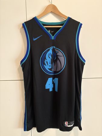 Maillot NBA Dirk Nowitzki #41 Dallas Mavericks Nike Swingman