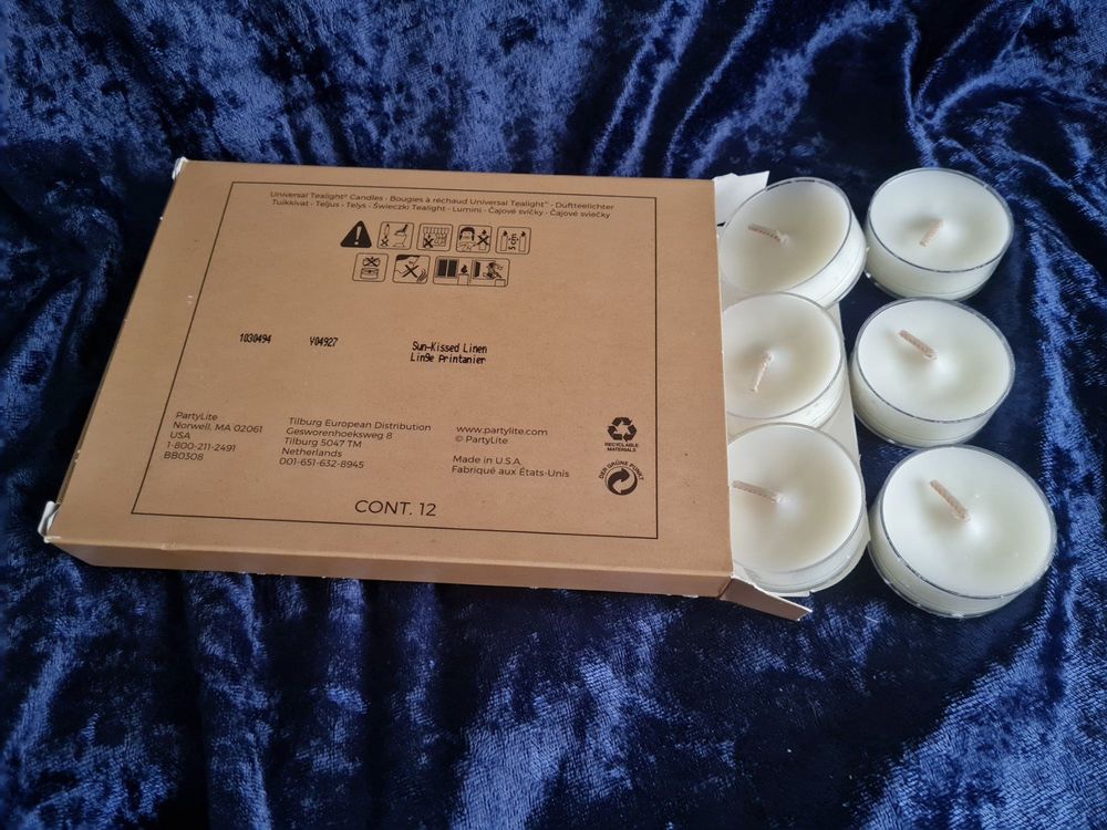 PartyLite - 12 Teel. Pflaumen Cider (Neu und originalverpackt) in