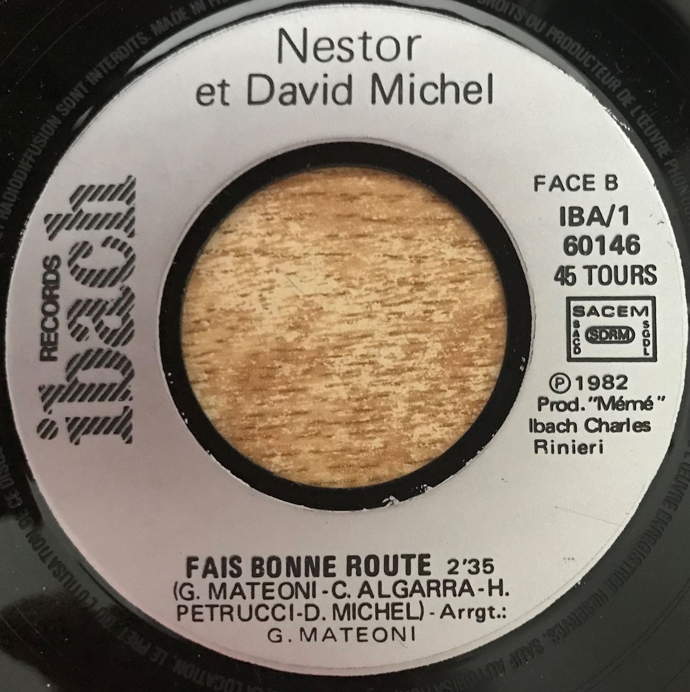 Dischi in vinile: NESTOR - DIS-MOI DA DA DA ! – Usato da Bussigny venduto da vinyl-pas-cher 3