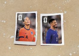 Coca-Cola Panini Sticker – William Saliba & Virgil van Dijk