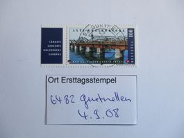 Voll Ort Ersttagsstempel 6482 Gurtnellen