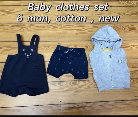 New Baby clothes set 6 months cotton 