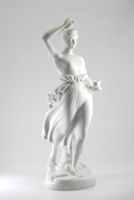 P0018 Antike Figur "Hebe" nach A. Canova, Katzhütte ~1915