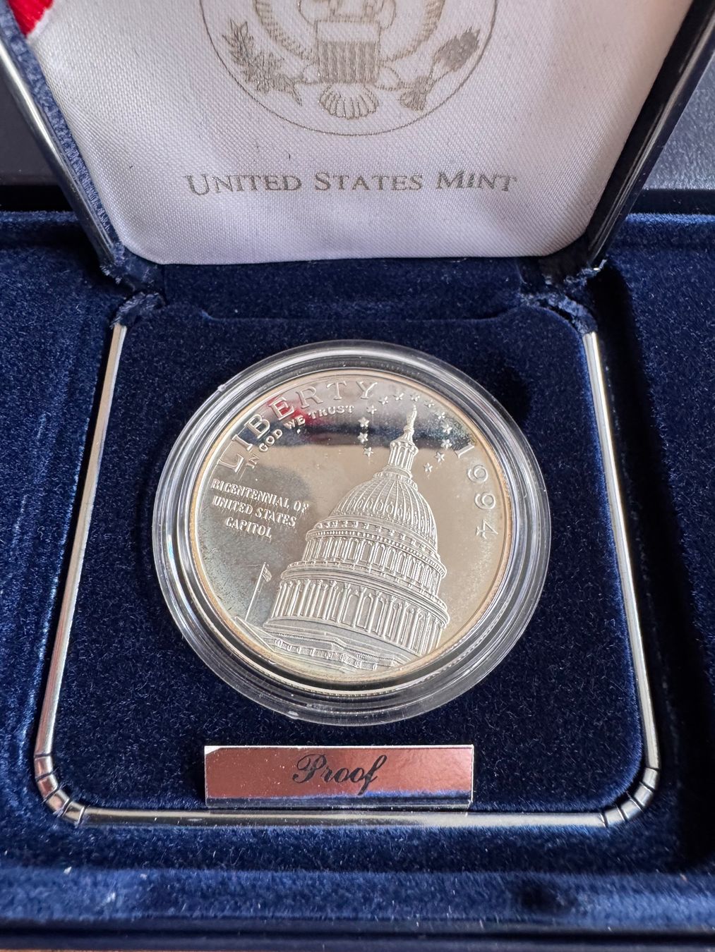 Tutti le monete: US Capitol Bicentennial Silberdollar 1994 - Full Set! – Usato da Ebikon venduto da Dmasterx 2
