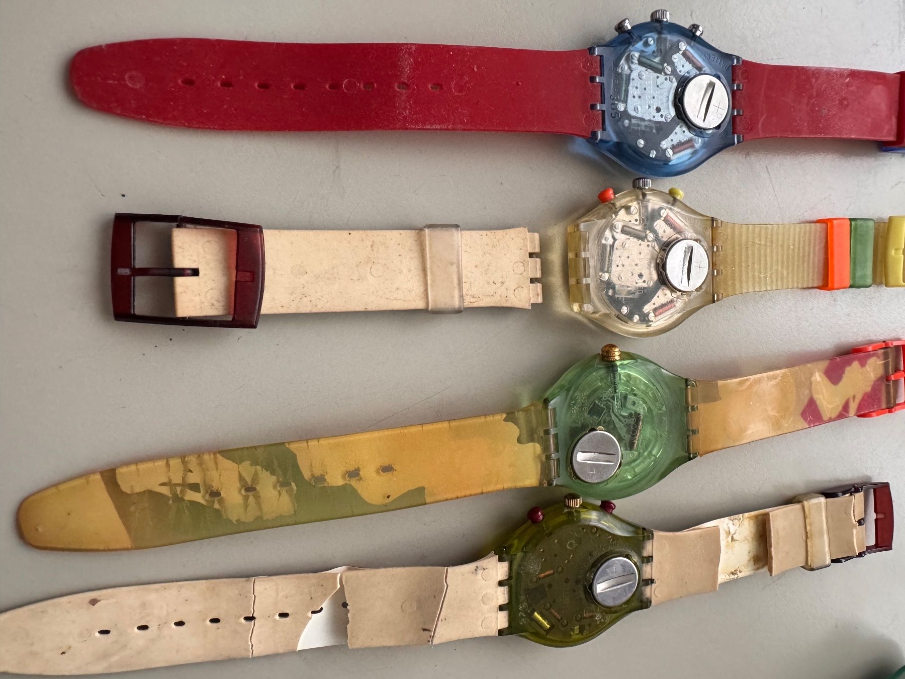 Swatch Uhren: Swatch Uhren Kollektion  Set Vintage – Gebraucht aus Basel von YanaR10 4