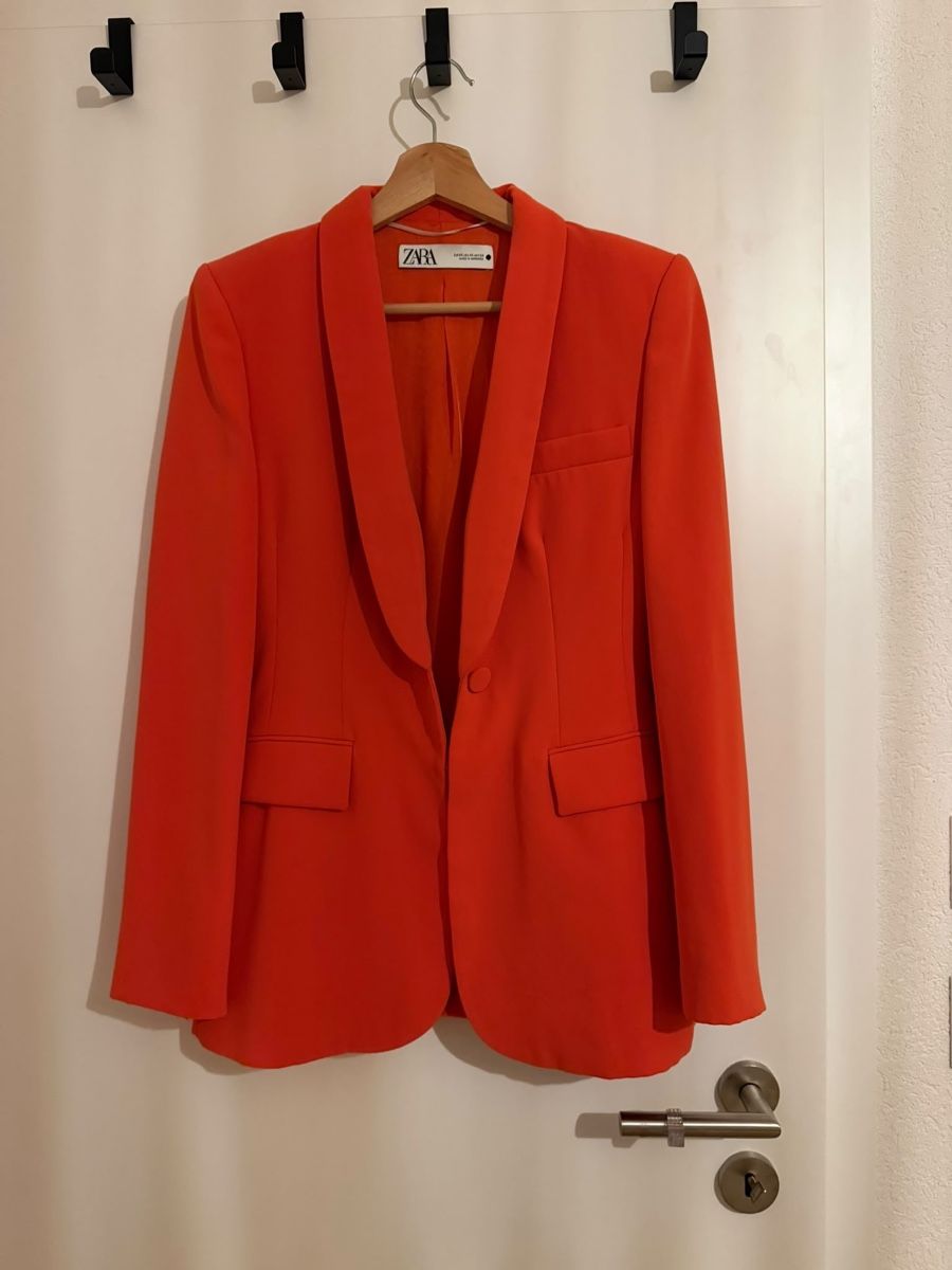 Zara Anzüge & Kostüme: Blazer orange  – Gebraucht aus Petit-Lancy von LeanaFusti