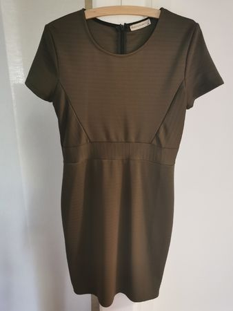 Elegantes Damen Etuikleid Gr. 40, Oliv