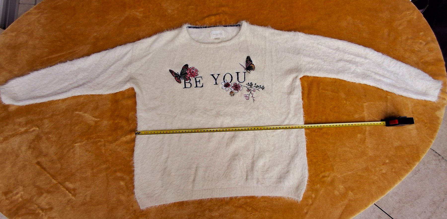 Maglioni & Felpe: Flauschiger Pullover mit Stickerei, Grösse (X)-L – Usato da Vitznau venduto da rh_v