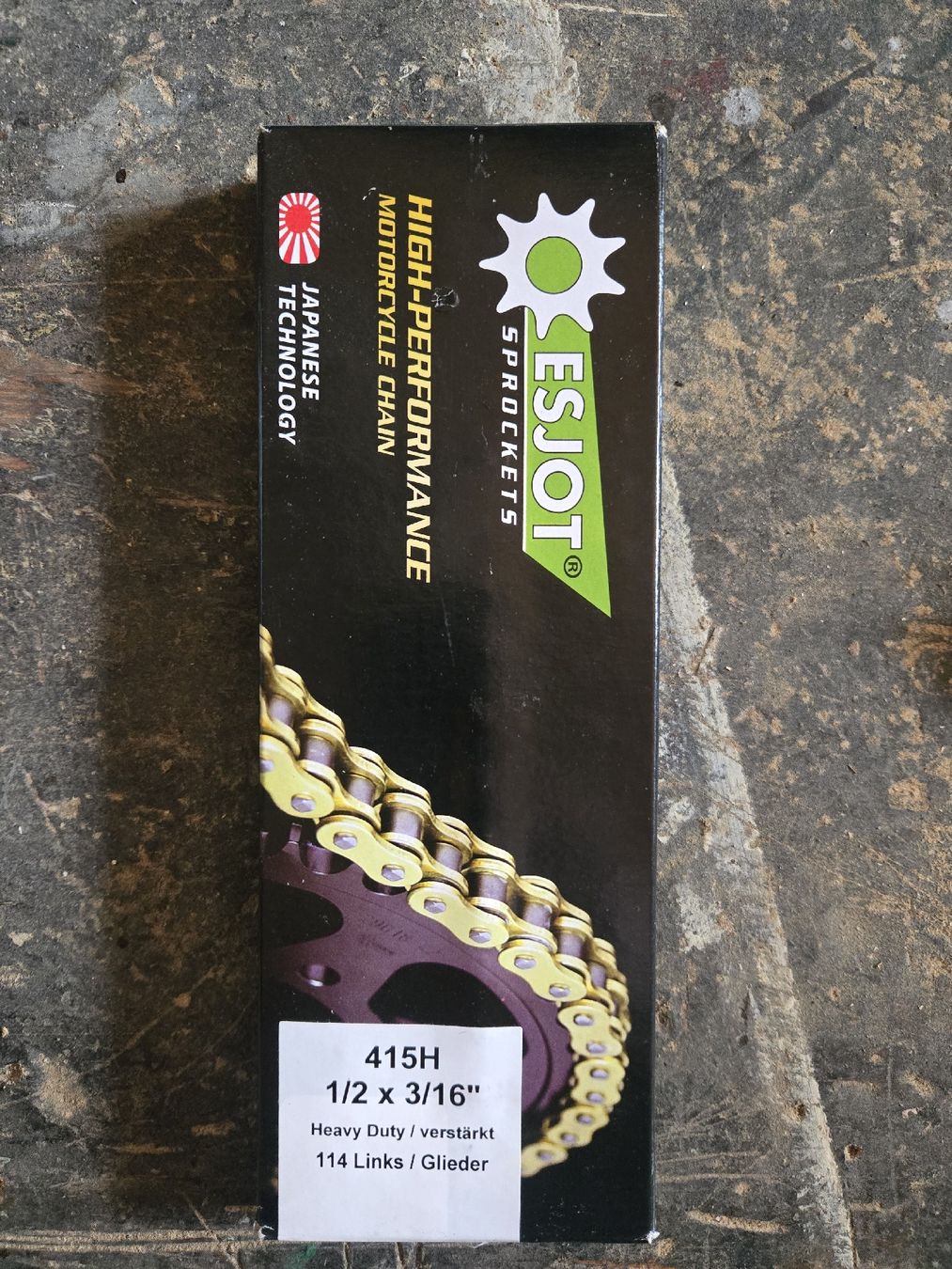 Parti ricambio per ciclomotori: Mofa Töffli Motorcycle Chain Kette – Nuovo e nell'imballaggio originale da Frenkendorf venduto da Pokemon_Stube