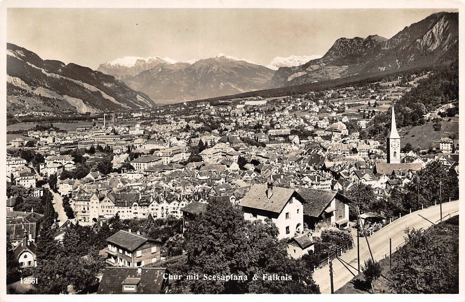 Cartoline postali: Chur – Usato da Ottikon b.Kemptth. venduto da Neptun1974 2