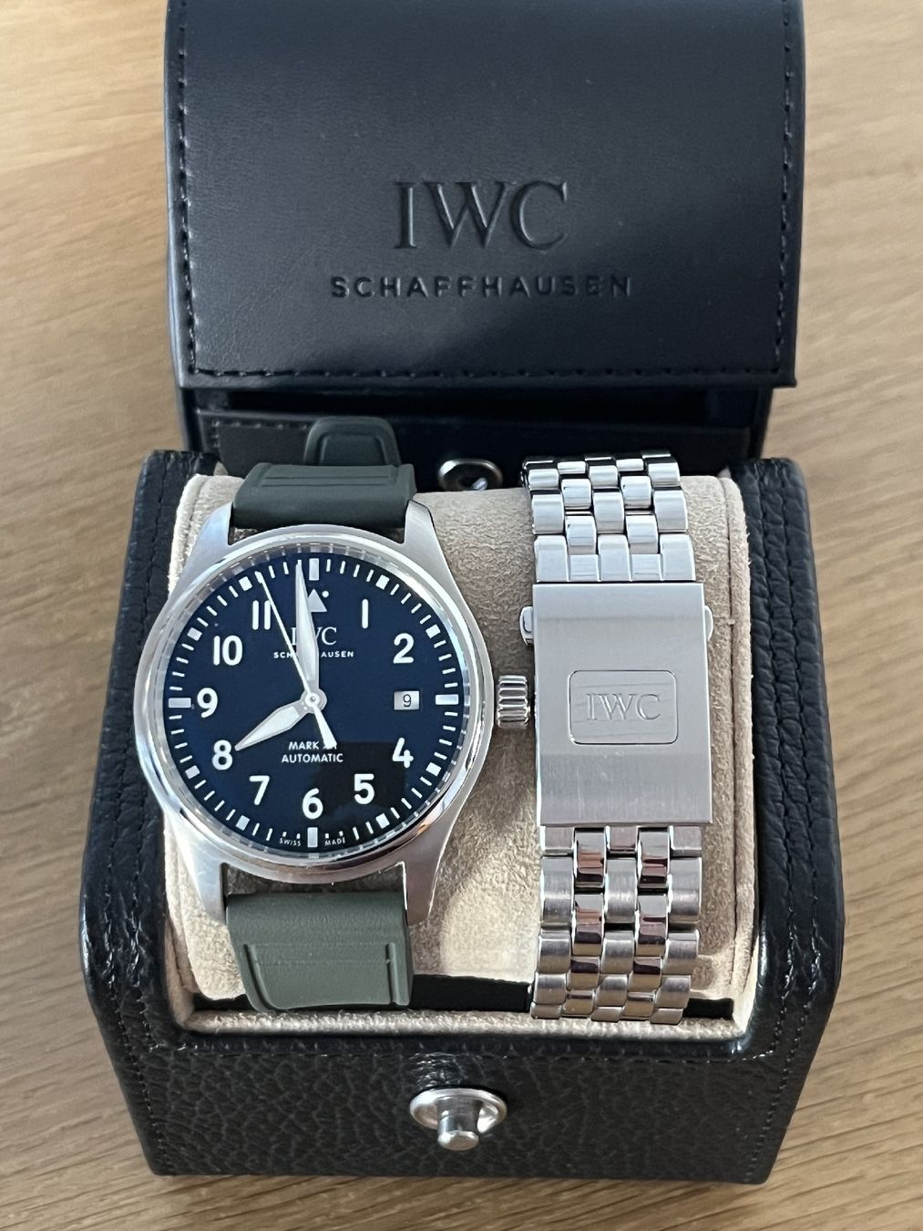 IWC Orologi: IWC Mark XX Automatic mit Stahlband, 2 Bänder und Box – Usato da Mols venduto da Mountain_Picture 5
