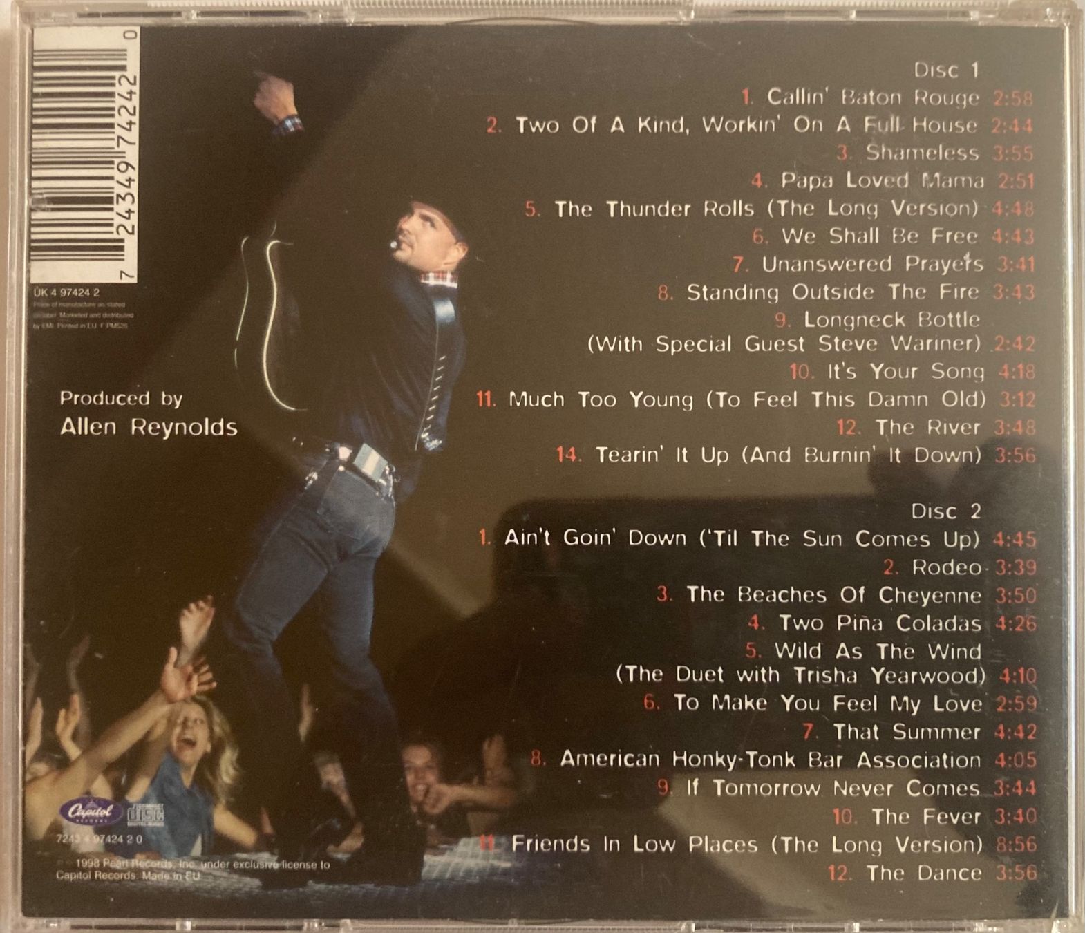 CDs: GARTH BROOKS - DOUBLE LIVE – Gebraucht aus Poliez-Pittet von Newtown-Records 1