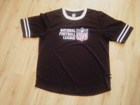NFL-T-Shirt, Grösse M, schwarz, NEU