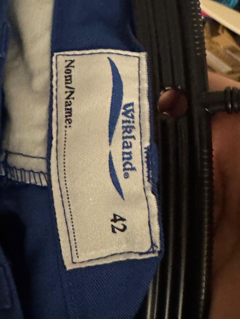 Pantaloni: Überhose/ Arbeitshose blau – Usato da Reichenburg venduto da Noele123 1