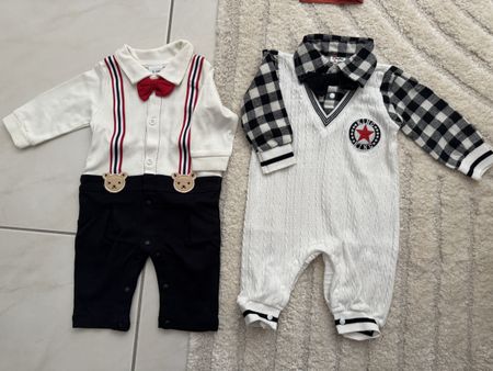 2 süsse Baby Kleider Gr. 0-3M / 50-62 - NEU