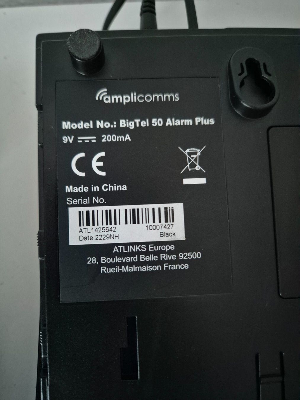 Téléphones: Amplicom /amplicomms BigTel 50 Alarm Plus (Senioren) – D'occasion à Sursee par jmarcelinho 2