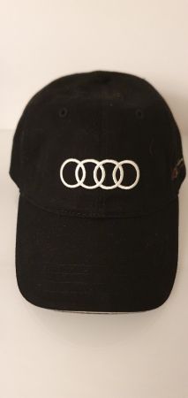 Basecap Audi 100Jahre Ausgabe schwarz mit Logo