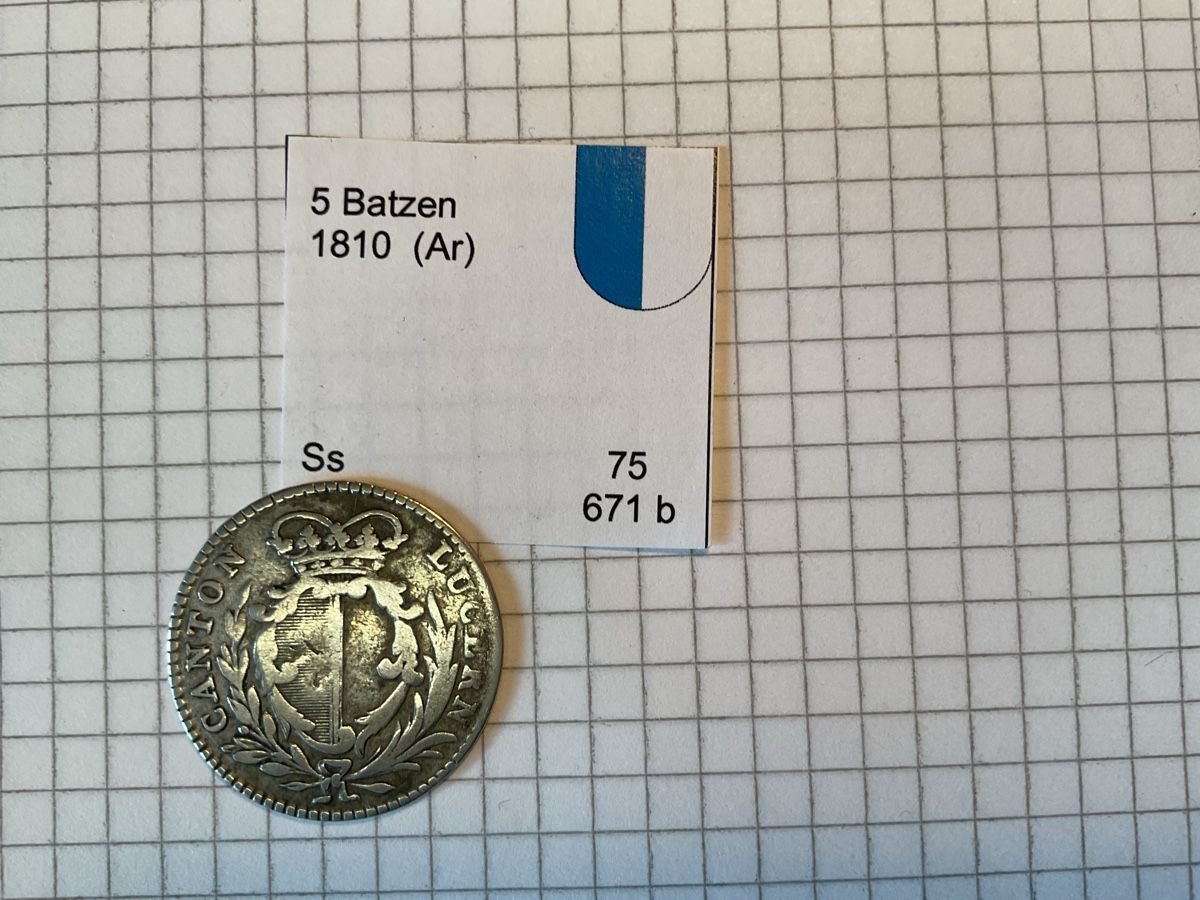 Tutti le monete: Schweizer Münze Luzern  Silber – Usato da Ursenbach venduto da tho_8s6p 1