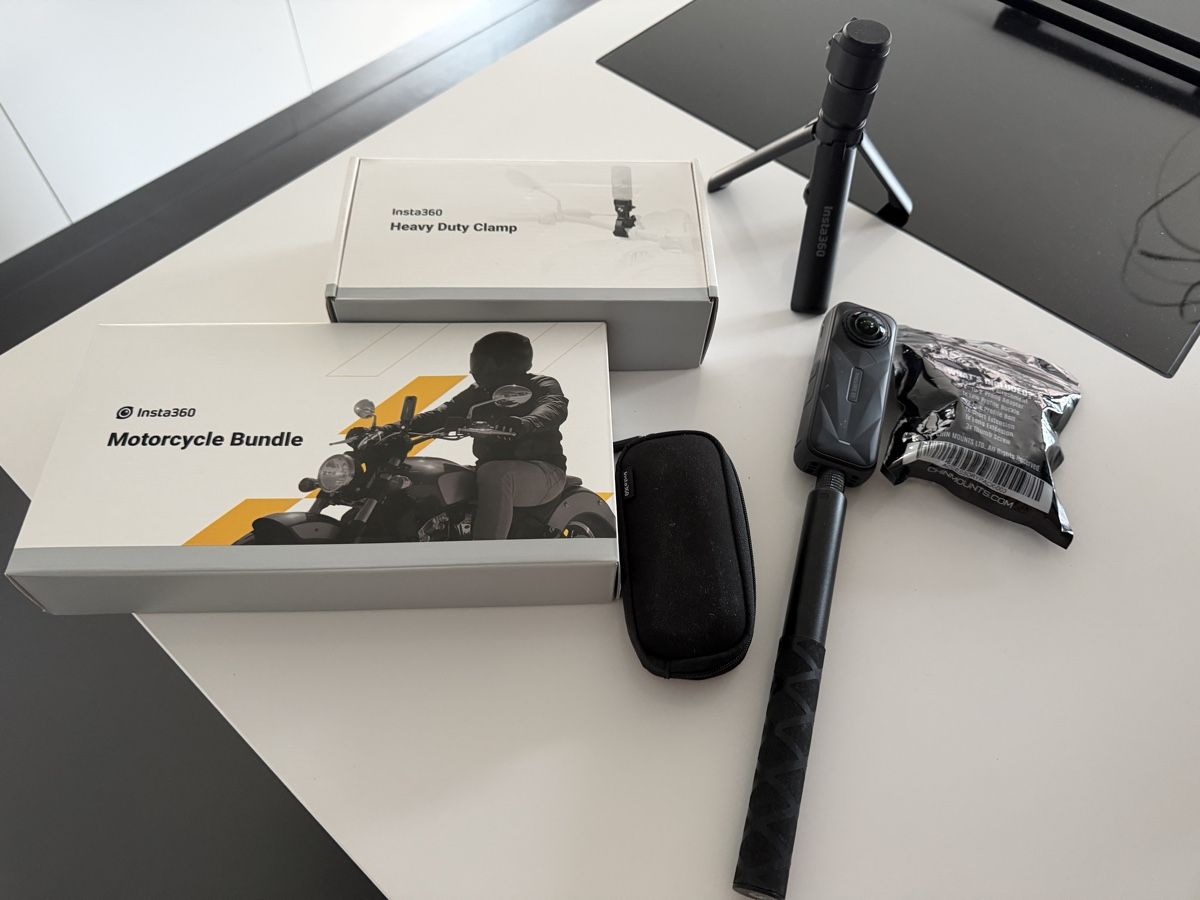 Insta360 Action Cam: Insta360 X5 mit Zubehör – Gebraucht aus Hochdorf von LostEye