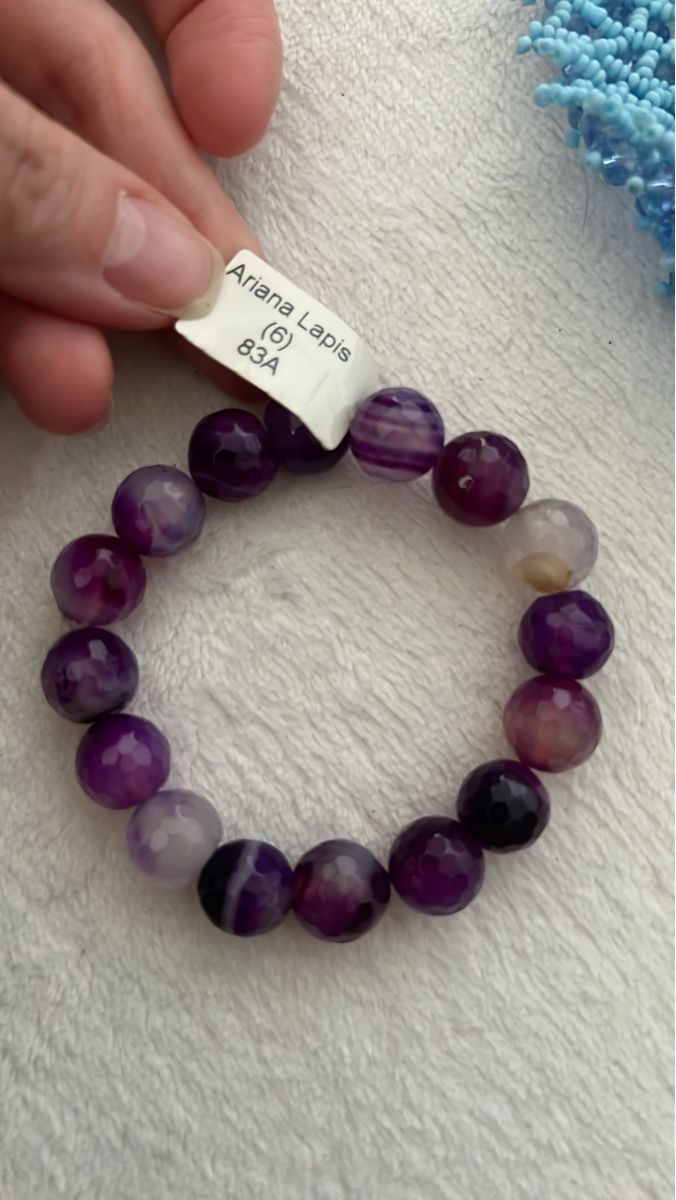 Bracciali & Braccialetti: Bracelet en agate violette – Nuovo e nell'imballaggio originale da Ropraz venduto da Angy.ruiz